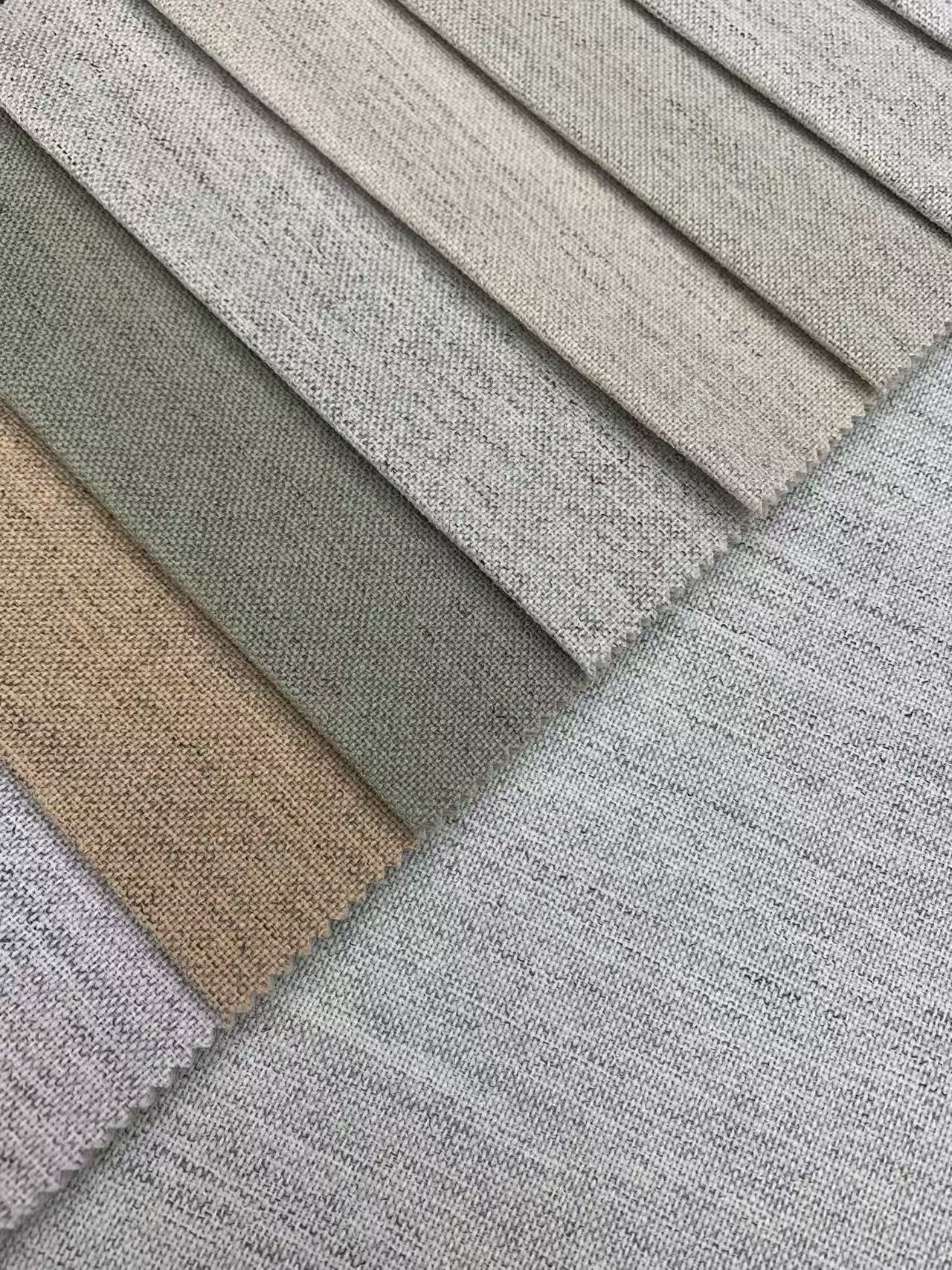 Природна текстура ленена ткаенина Natural Textured Linen Fabric