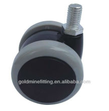 non hood twin wheel caster carbon wheel