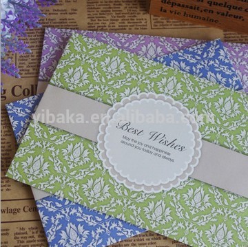 Paper Envelope ,decorative handmade envelope ,retro sculp envelope,lovely design make a wish FE300115