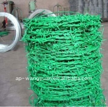 PVC coated barbed wire/iron barbed wire
