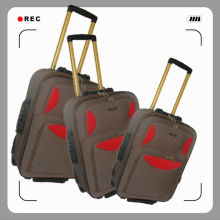 Cheap and Fashion Shandong Silk Aluminum Trolley Luggage