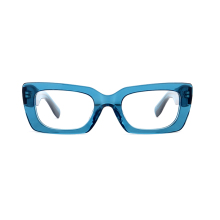 New Handmade Customize Logo Wholesale Full Rim Rectangle Acetate Glasses Frames Eyewear