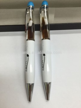 hot selling beautiful white liquid metal pen
