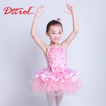 D032002 Classical pink modern girls ballet tutu dresses for girls