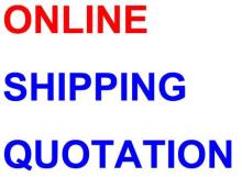 ONLINE SHIPPING QUOTATION