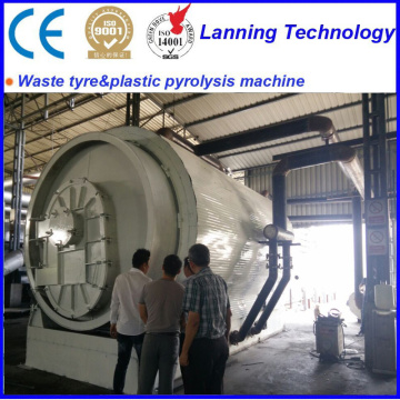 तेल pyrolysis उपकरण के लिए स्वचालित अपशिष्ट टायर रीसायकल