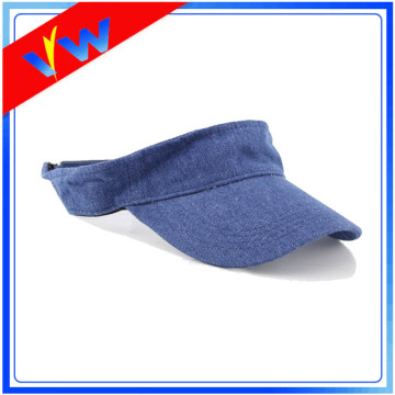 Plain Blank Denim Visor Cap