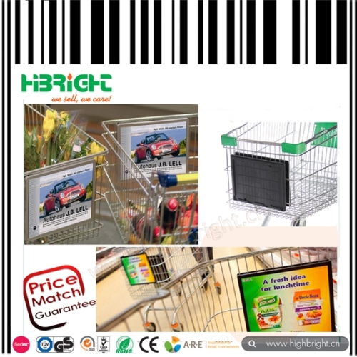 Shopping Trolley Advertising Panel Board