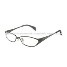 Fashion Stainless Steel Designer Eyeglass Frames, Customized Logos Available
