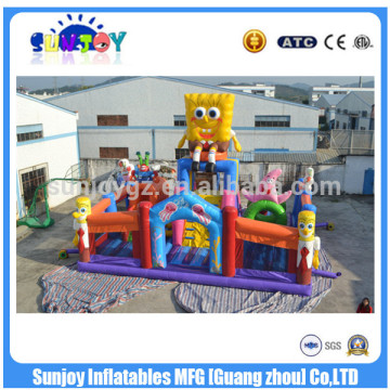 Funcity inflatable amusement park commercial kids inflatable amusement park for fun