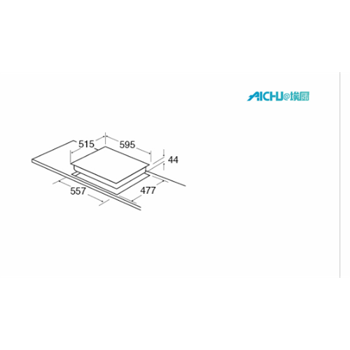 Ceramic Gas Hob 4 Burner