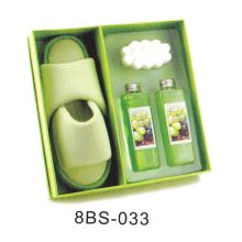 Natural Green Bath And Body Gift Sets , Nourishing Smooth #8bs-033