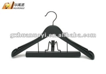 Wooden Suit Coat Hanger / black wooden coat hanger