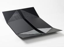 A3 Large Cardboard Folding Black Gift Box