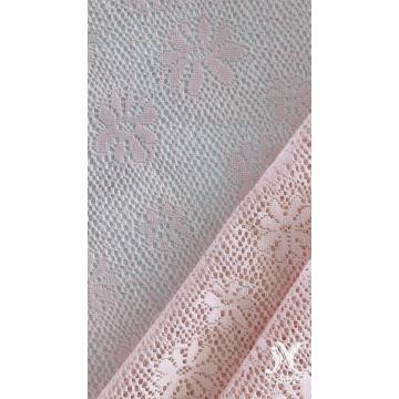 Tissu de dentelle de fleur de polyester