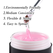 Professional Gel Nail Extension Kit with 16 Poly Building Gels