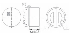 EM9745-1 Electret Condenser Microphone