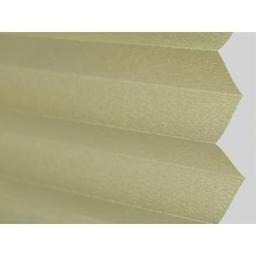 Motorised pleated door curtain blinds day night shades