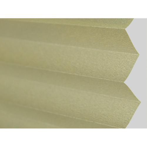 Motorised pleated door curtain blinds day night shades