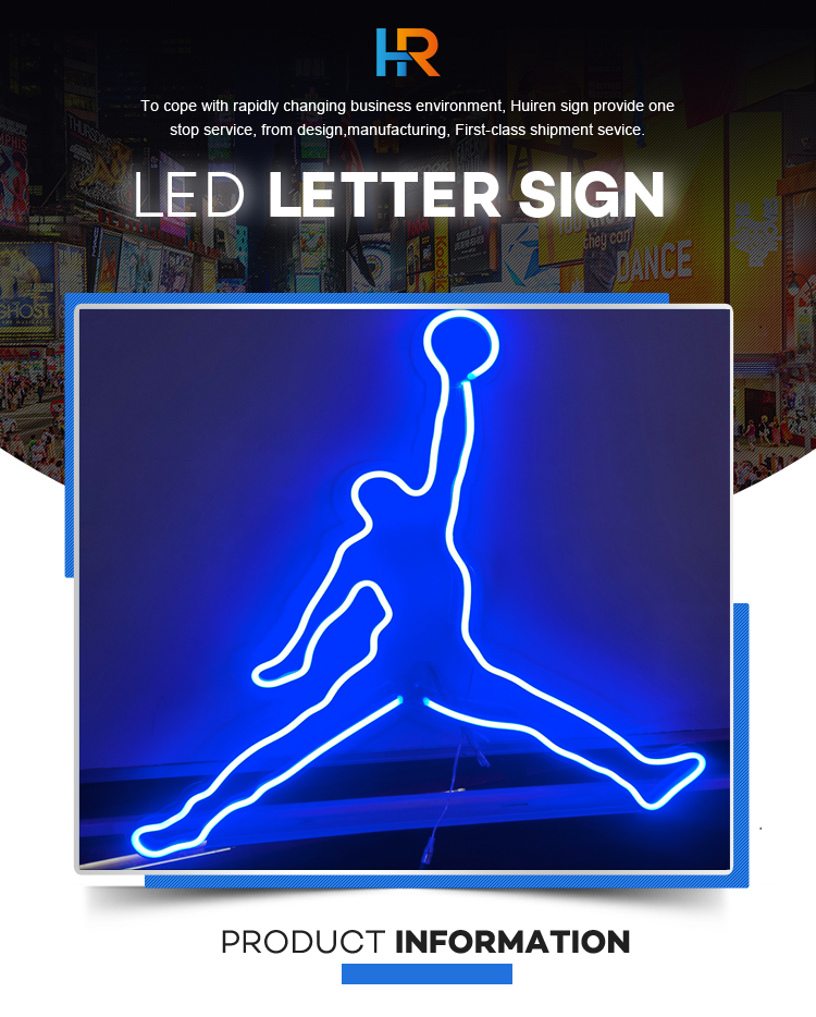 Hot sale led light lettering signage flexible neon sign custom letters illuminated manufacturers