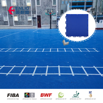 interlocking sport court tiles