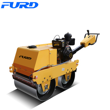 Walk-behind double-drive double-vibration mechanical steering cost-effective road roller price