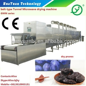 Industrial Microwave Food Dehydration Machine / Dewatering Equipment For Dried Fruit