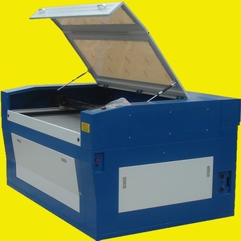 Double heads plastic CO2 laser engraving cutting machine