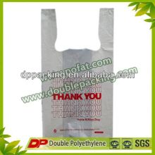 Supermarket vest carrier bags
