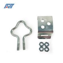 Galvanized Steel Pole Bracket with Drop Cable Tension Clamp