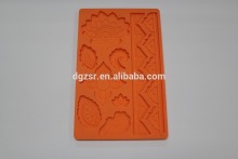 silicone leaf shape ice tube tray
