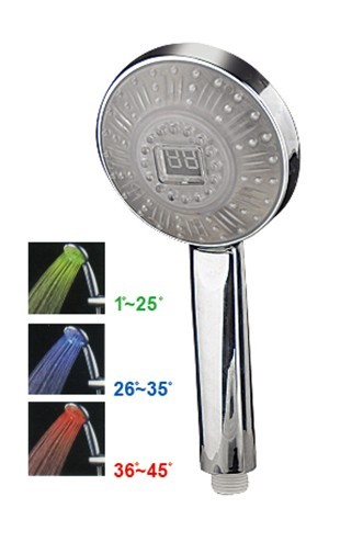 wholesale price led numeric display hand shower in france style