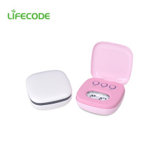 Portable usb contact lens ultrasonic cleaner
