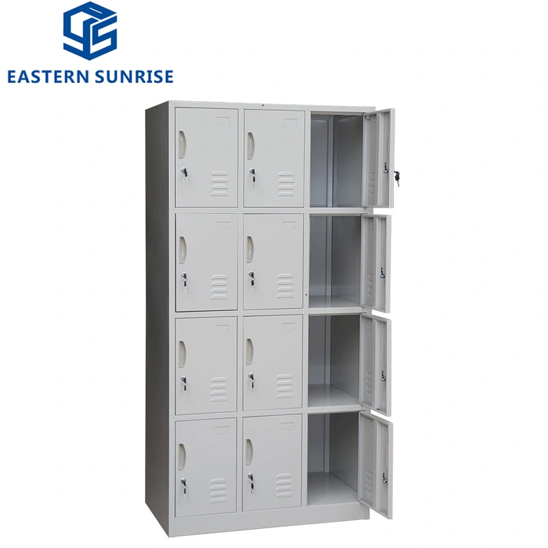 Metal 12 Door Customized Steel Cabinet Lockers