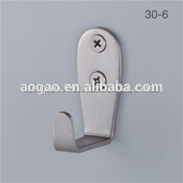 stainless steel toilet partition clothes hook
