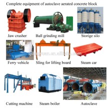 Hydraulic automatic autoclaved aerated concrete brick making machine