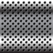 Round Hole Galvanized Perforated Steel Sheets