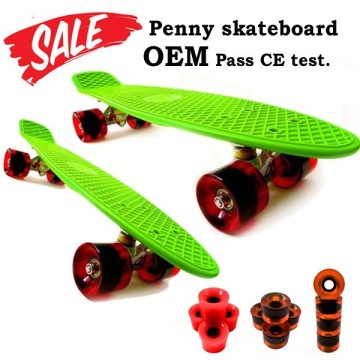 falsh in drak luminous penny skateboard