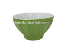 Fancy ceramic soup bowl