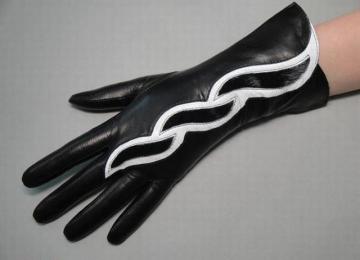 Lady Fashion Leather Gloves (JYG-23010)