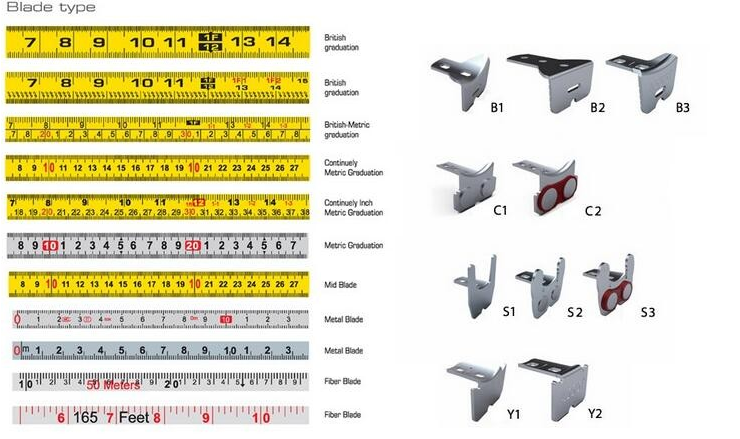 Steel Measuring Tape Balde Hook