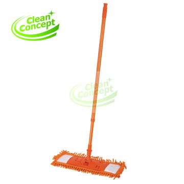 Flat mop telescopic pole