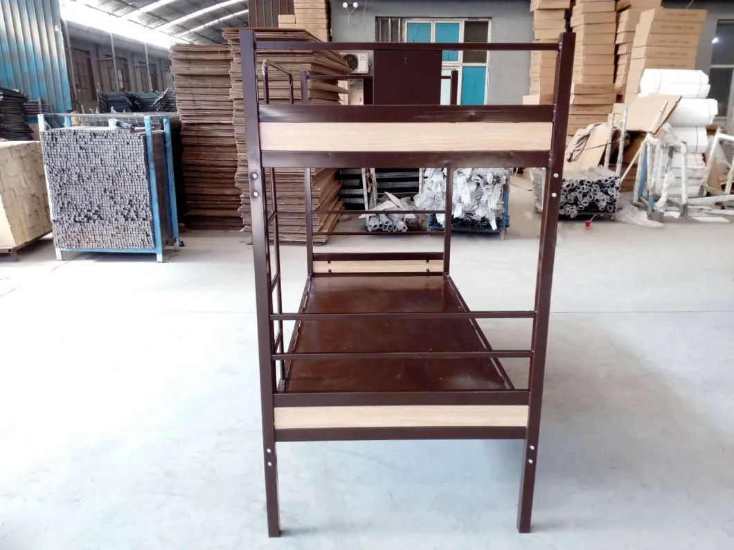 Twin Heavy Duty Steel Iron Bunk Bed for Staff in Factory Construction