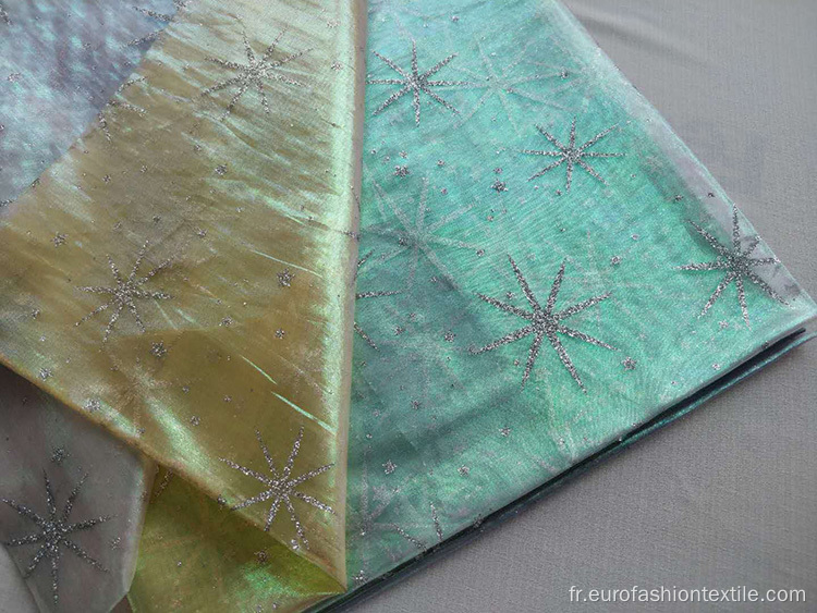 Tissu en feuille d&#39;organdy pour vêtement de bébé