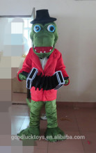 crocodile with accordion Mascot Costumes for Adult