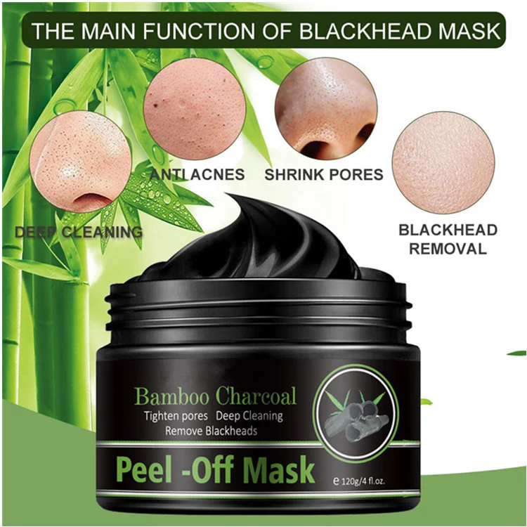 OEM Custom Blackhead Remover Bamboo Charcoal Peel off Face Mask