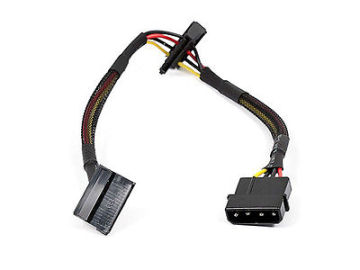 4p MOLEX Male to 15p SATA II Female Power Cable