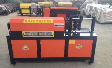 CNC automatic rebar straightening and cutting machine