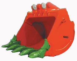 Mining Hoe Buckets for Hitachi, Komatsu, Caterpillar Excavators