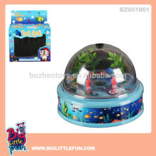 Battery operated swimming fish toy fish aquarium tank